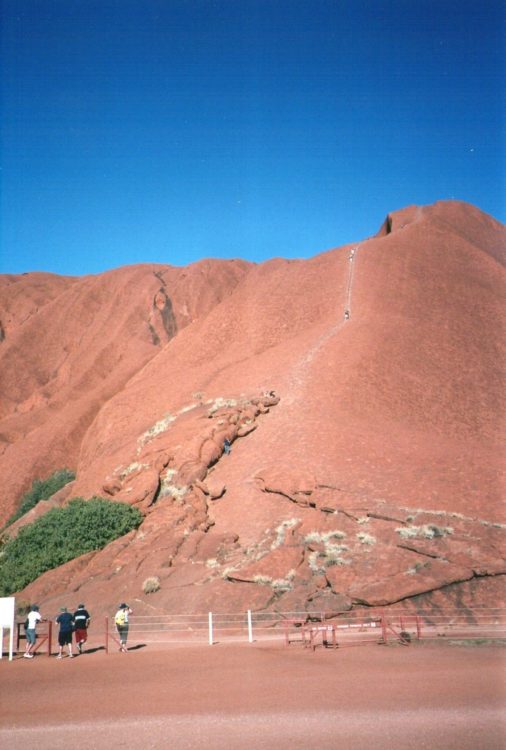 Uluru Track to the Top, Central Australia