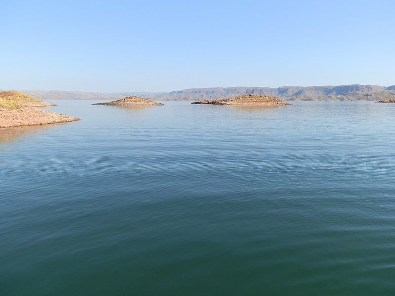 Islands on Lake Argyle