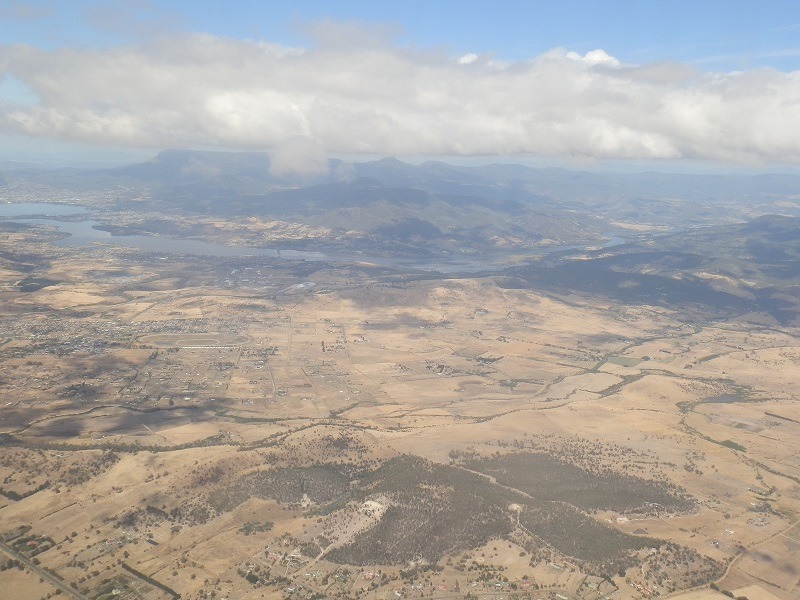 Mt Wellington from the Air, Tasmania